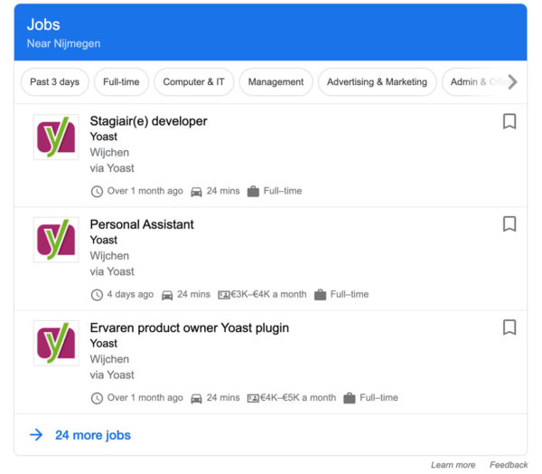 Illustration of Job postings