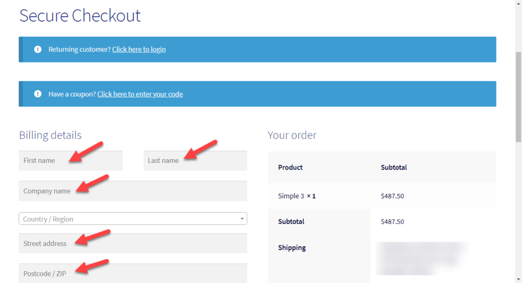 WooCommerce: Move Labels Inside Checkout Fields
