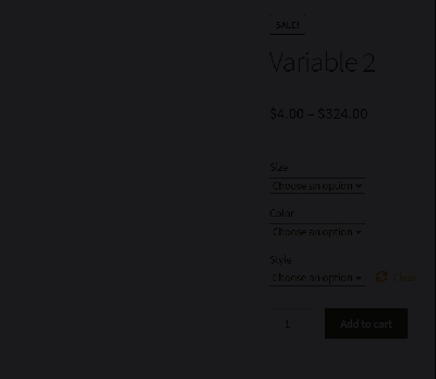 WooCommerce: Disable Attribute Select Unless Previous Is Selected (Variable Products)